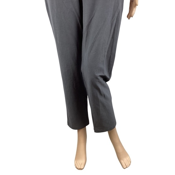 Eileen Fisher Gray Stretch Crop Pants Pull-On Size S - Picture 3 of 7